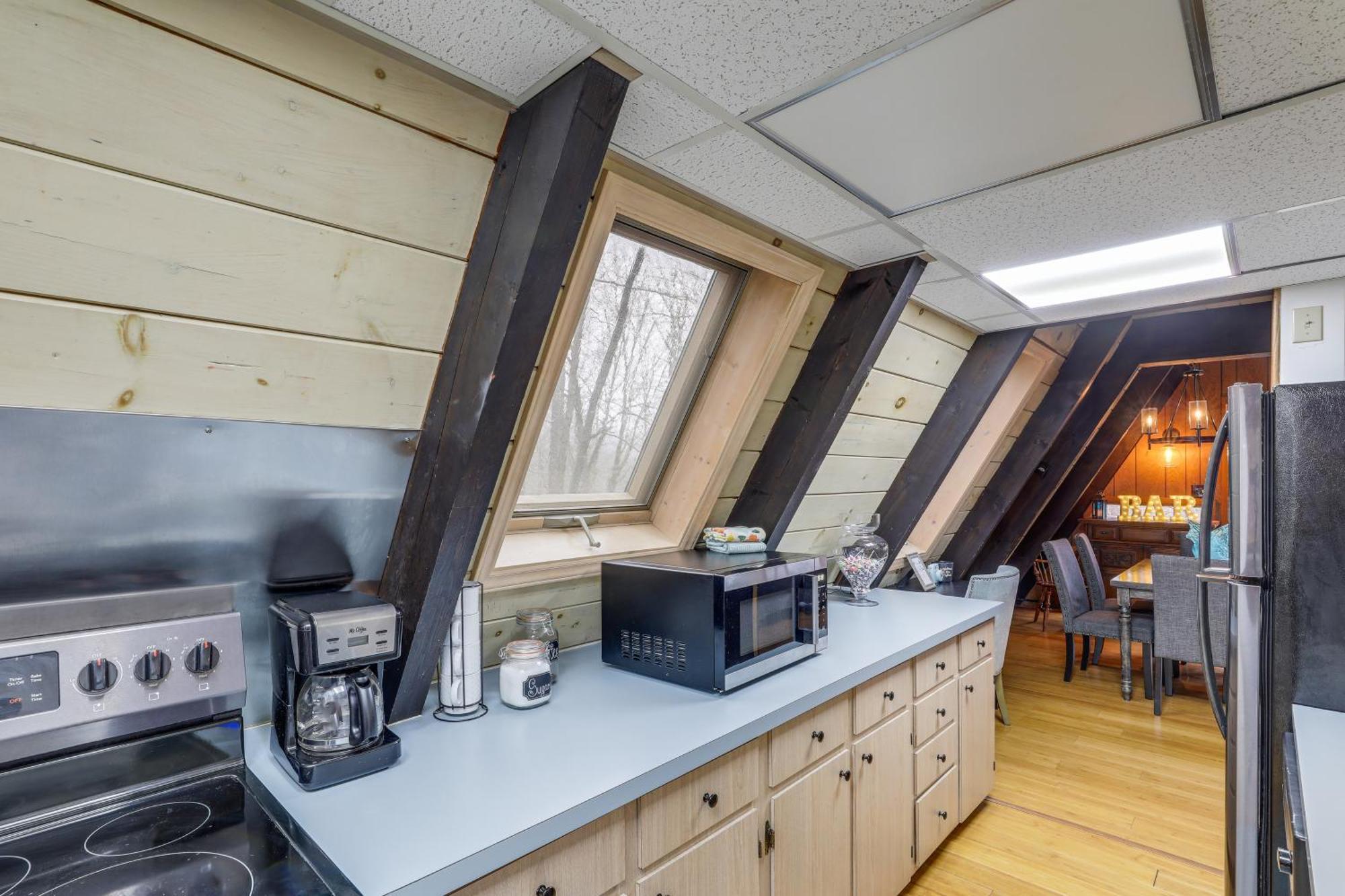 A-Frame Cabin With Hot Tub 1 Mi To Beech Mountain! Exterior foto